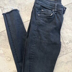 Rag & Bone Black Denim Skinny Jeans